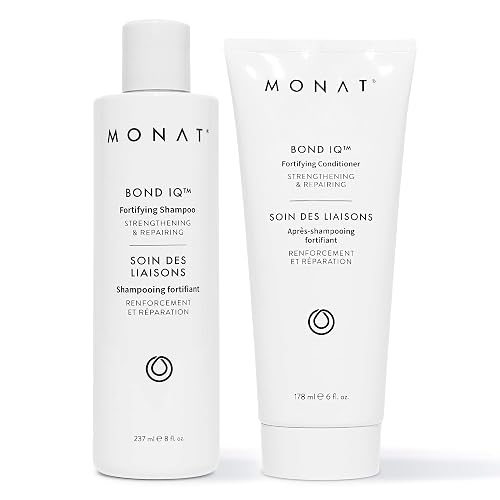 MONAT BOND IQ™ Shampoo & Conditioner Set - Strengthening & Repairing Duo with Biomimetic Peptide Technology, Lupin Protein & Baobab Extract