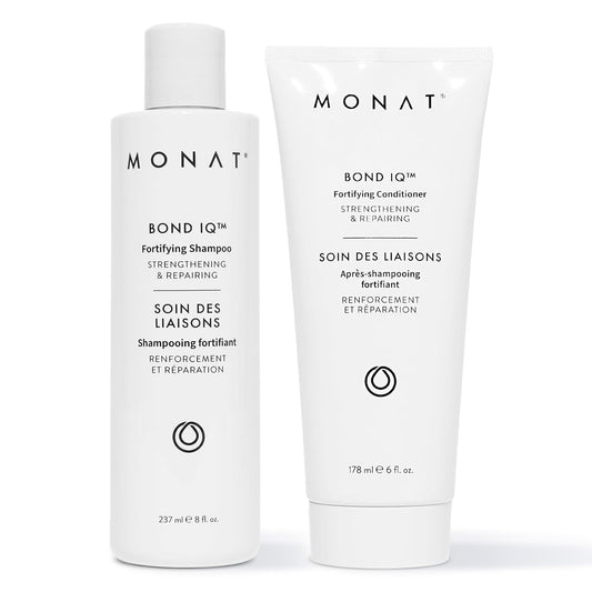 MONAT BOND IQ™ Shampoo & Conditioner Set - Strengthening & Repairing Duo with Biomimetic Peptide Technology, Lupin Protein & Baobab Extract