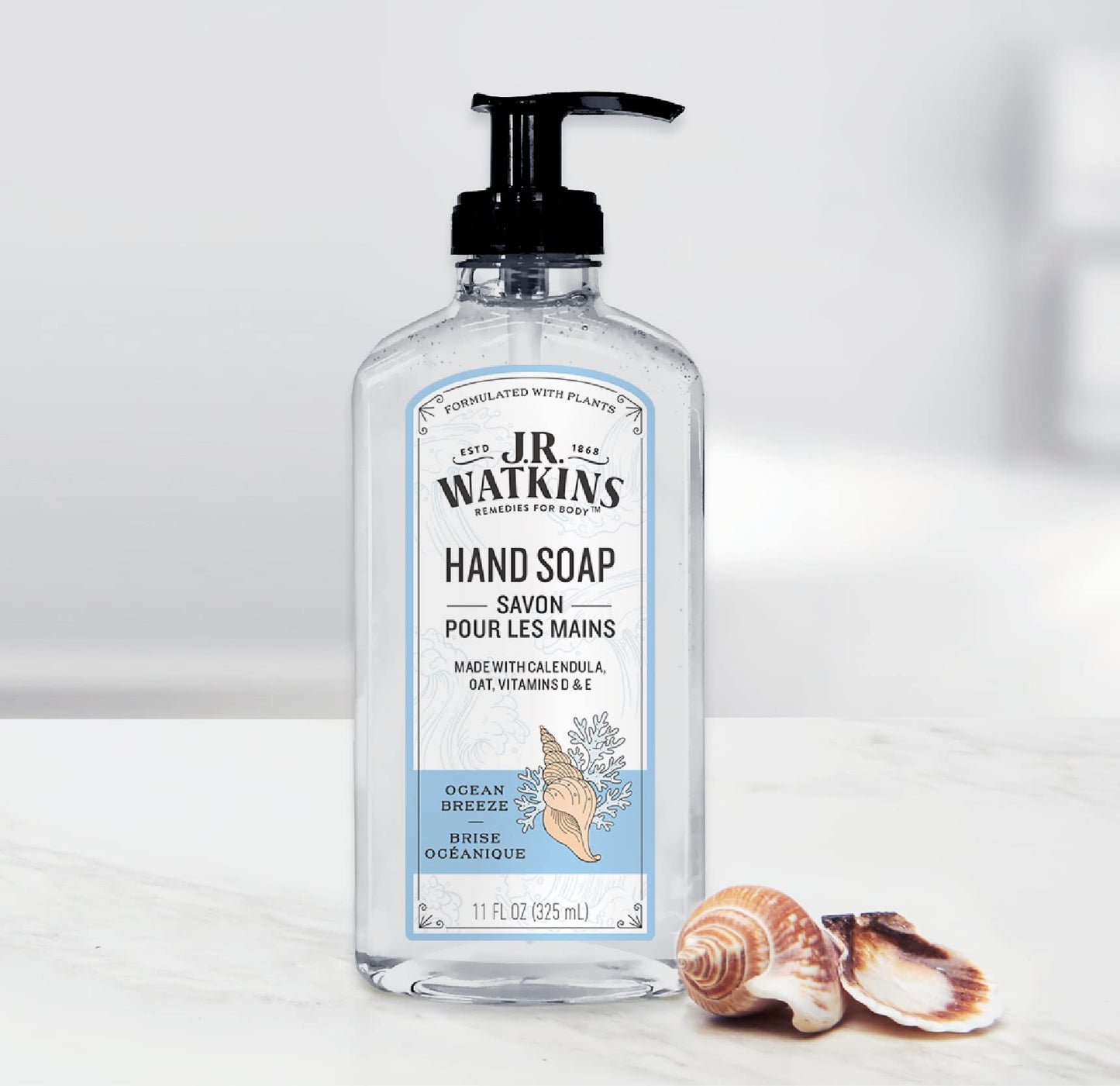 J.R. Watkins Hand Soap Ocean Breeze 11 Ounce