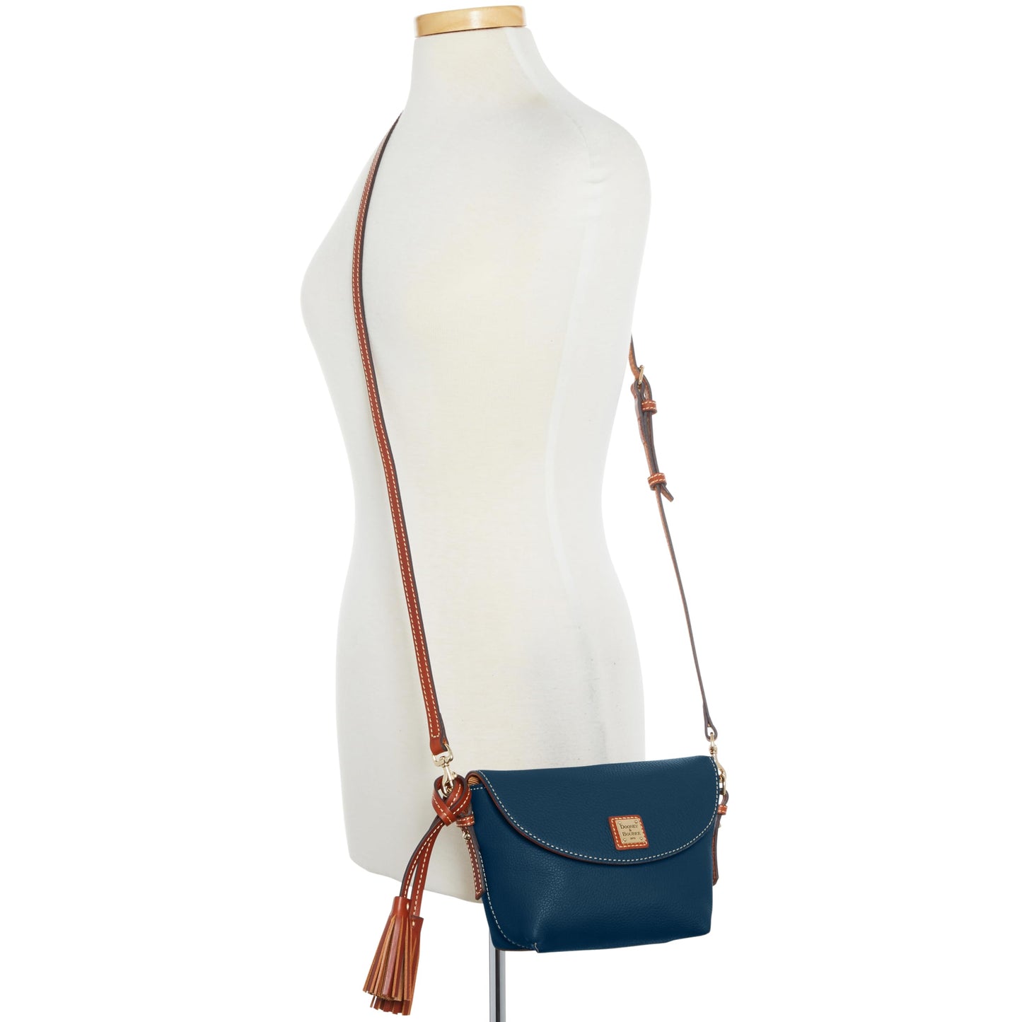 Dooney & Bourke Pebble Grain Crossbody Saddle Bag