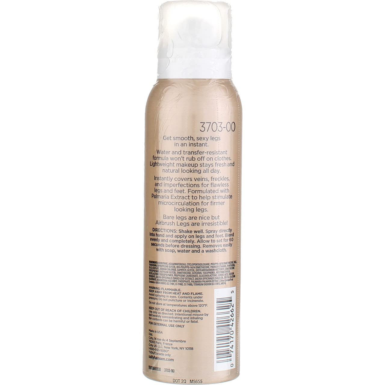 Sally Hansen Airbrush Legs Fairest Glow 4.4 Ounce (130ml) (2 Pack)