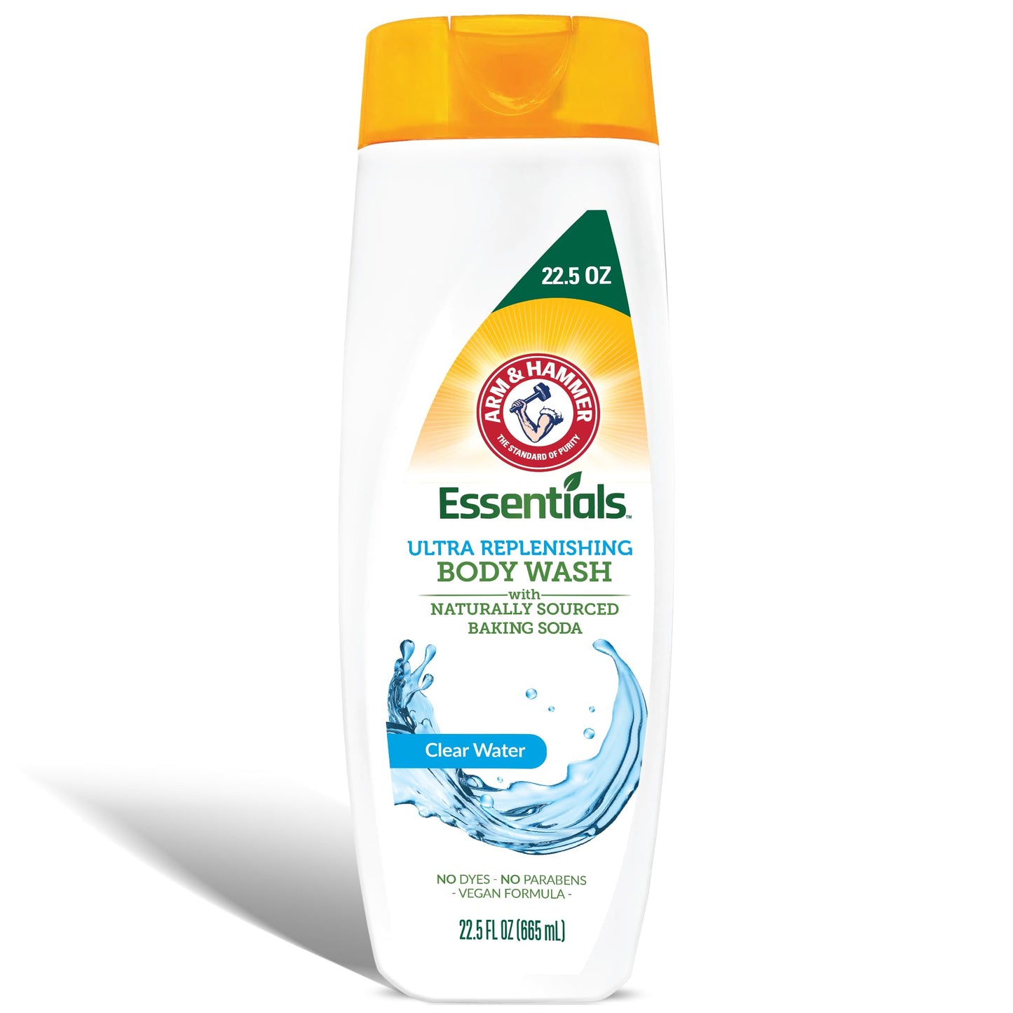 Essentials Body Wash Women Moisturizing - Clear Water 22.5oz Womens Body Wash - Non Toxic Body Wash - Shower Essentials for Women Beauty & Personal Care ARM & HAMMER