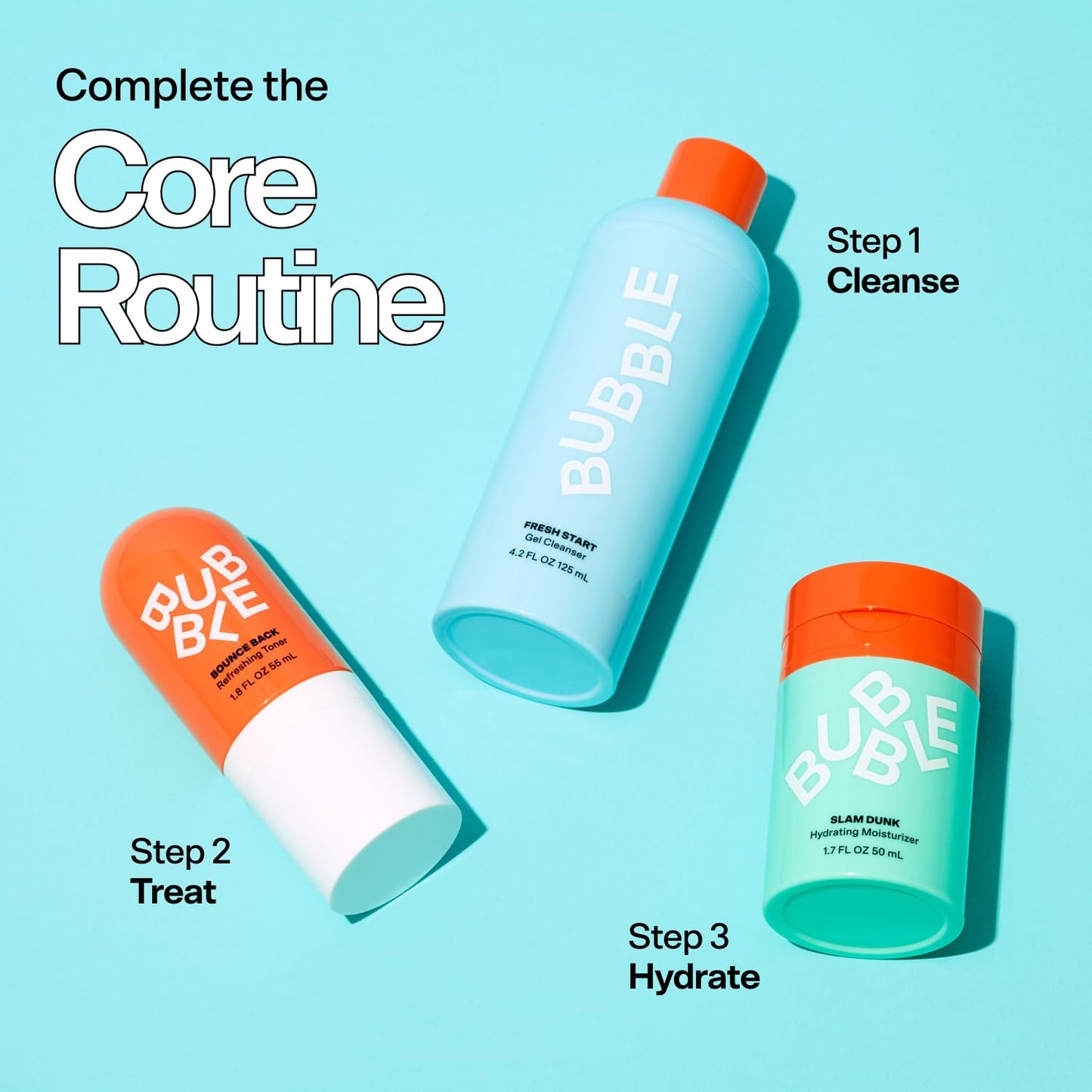 Bubble Skincare Fresh Start Gel Cleanser - Gentle Exfoliating Face Wash for Oily Skin - Gel Cleanser with Aloe Vera Juice + Caffeine to Protect Beauty and Personal Care Bubble Skincare