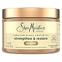 SheaMoisture Jamaican Black Castor Oil Treatment Masque Jamaican Black Castor Oil For Dry Hair Paraben Free Hair Mask 11.5 oz