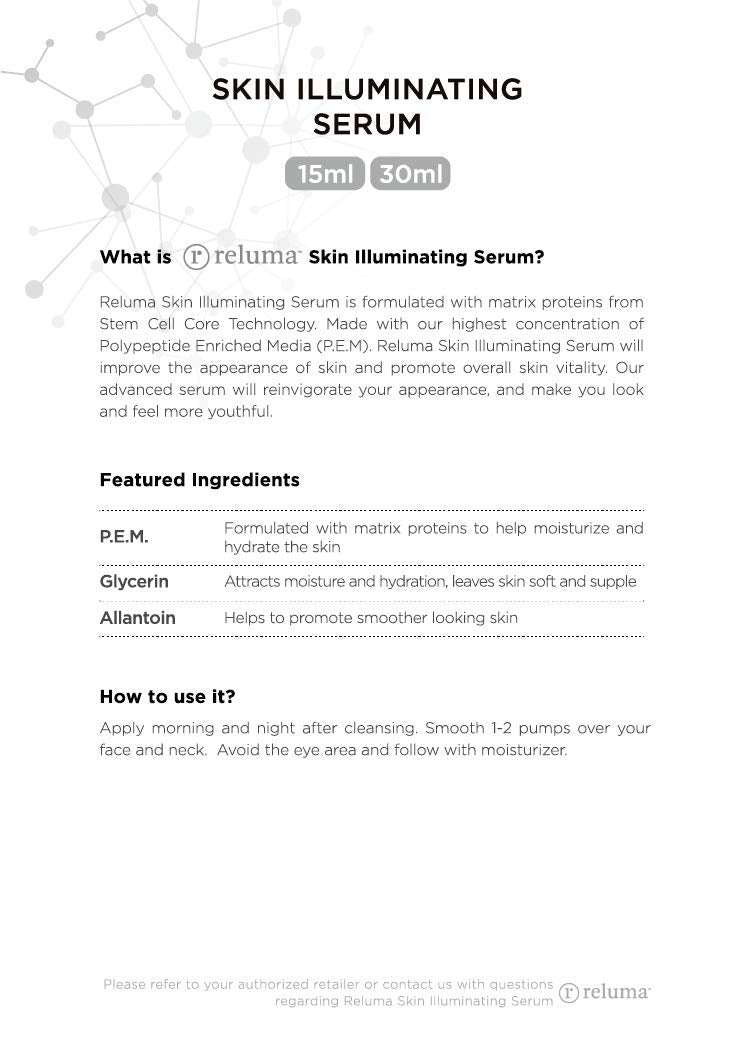 RELUMA Skin Illuminating Serum 1.0 fl oz.