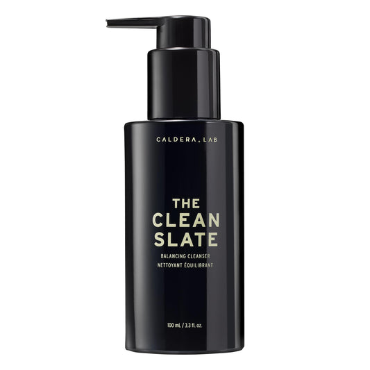 Caldera + Lab The Clean Slate | Men's Organic Foaming Facial Cleanser for Dry, Sensitive, & Normal Skin - Vegan, Natural & Antioxidant Packed
