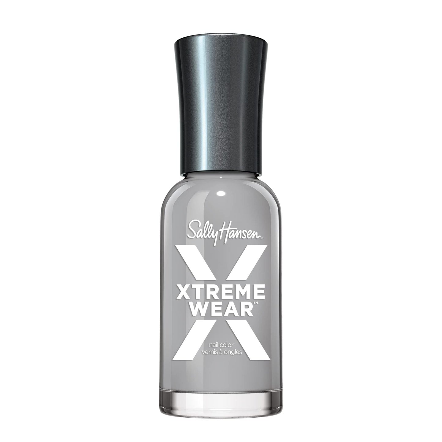 Sally Hansen Xtreme Wear Nail Polish, Streak-Free, Shiny Finish, Long-Lasting Nail Color, Heavy Metal, 0.12 fl oz Beauty & Personal Care Sally Hansen