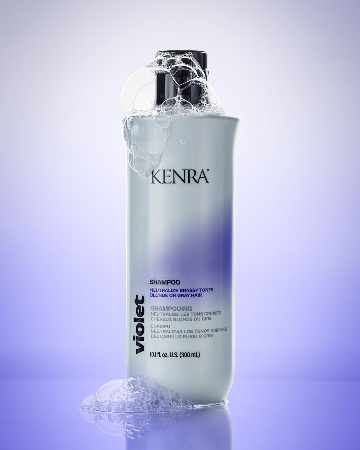 Kenra Violet Shampoo & Conditioner Set | Eliminates Brassy Tones | Purple Pigment + Deposit | Neutralizes Yellow | Moisturizes Processed Hair |