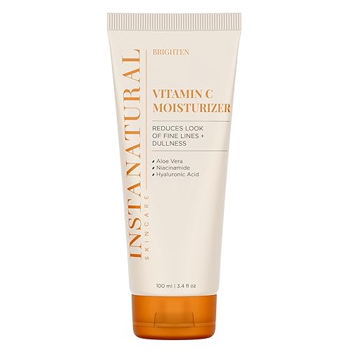 InstaNatural Vitamin C Moisturizer Face Cream, Brightens and Reduces the Look of Fine Lines and Wrinkles, Moisturizing Lotion for Dry Skin,