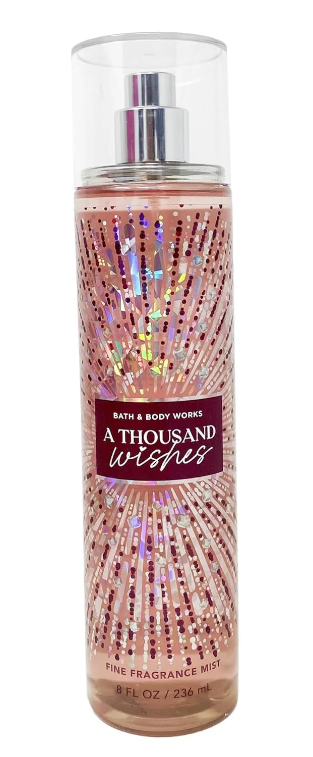 Bath & Body Works A Thousand Wishes - Gift Bag Set - Fine Fragrance Mist 8 Oz, Shower Gel 10 oz , Body Lotion 8 oz and Hand Cream with Shea Butter 1oz Beauty and Personal Care Bath & Body Works