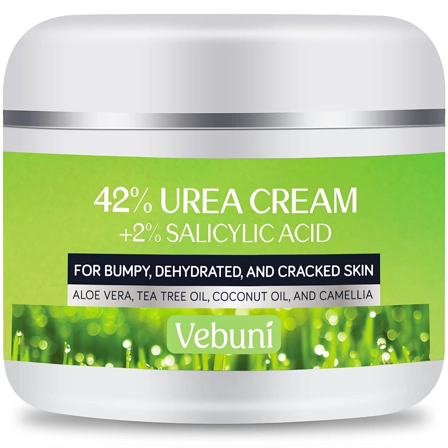 Vebuni Urea Cream 42% Foot Cream Salicylic Acid 4 Oz, Upgraded Callus Remover For Feet, Knees& Elbows, Intensive Moisturizes & Softens Skin