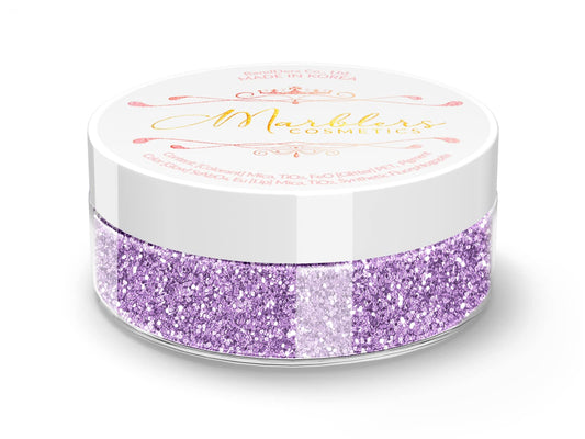 MARBLERS Twinkle Face & Body Glitter [Light Purple] 0.18oz (5g) | Fine | Non-Toxic | Vegan | Cruelty-Free | Festival, Rave & Party Makeup | Eye, Hair