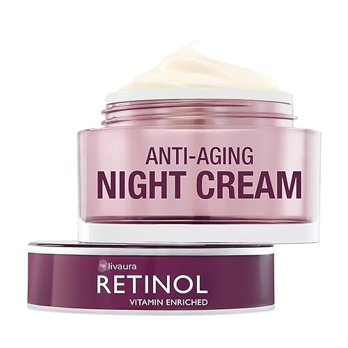 LIVAURA Retinol Night Cream - The Original Anti-Aging Retinol For Younger Looking Skin - Luxurious Restorative Moisturizer Works While You Sleep
