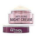 LIVAURA Retinol Night Cream - The Original Anti-Aging Retinol For Younger Looking Skin - Luxurious Restorative Moisturizer Works While You Sleep