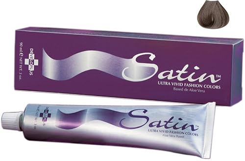 Satin Hair Color Ash Series | Dark Ash Blonde 6A | Permanent Hair Dye | 3 Oz