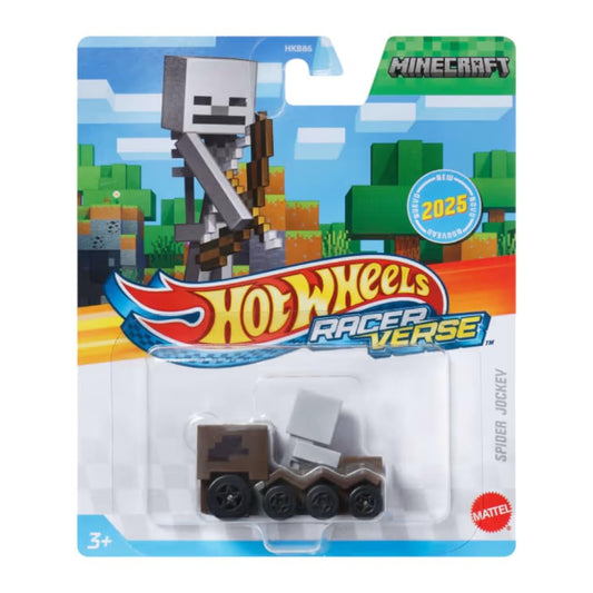Hot Wheels Racerverse Minecraft Spider Jockey, 2025 Collection, Die-Cast Vehicle