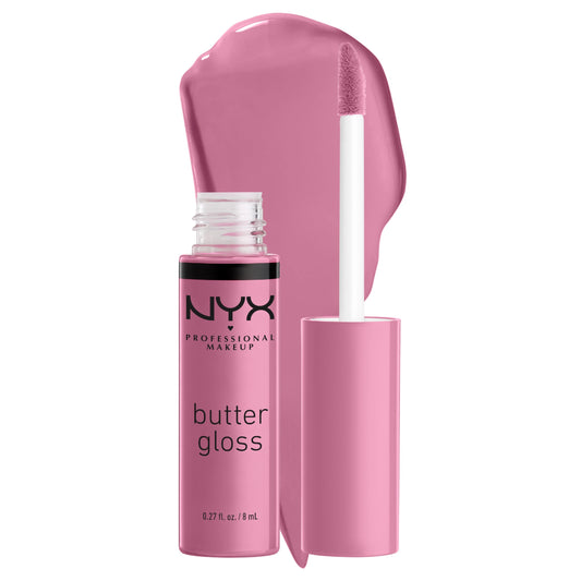 NYX PROFESSIONAL MAKEUP Butter Gloss, Non-Sticky Lip Gloss - Eclair (Pink) Beauty & Personal Care NYX PROFESSIONAL MAKEUP