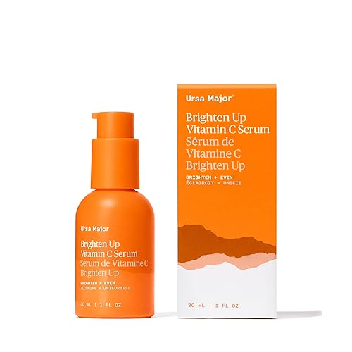 Ursa Major Natural Vitamin C Serum | Brightening Formula Revitalizes Dull Skin and Smooths Skin's Tone | Targets Wrinkles, Sagging and Loss