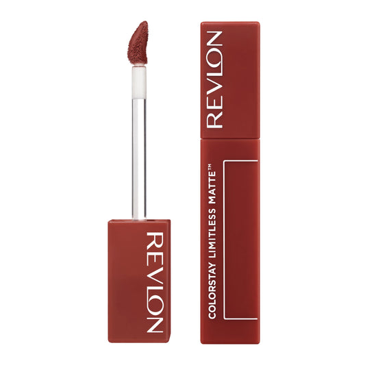 Revlon ColorStay Limitless Matte Liquid Lipstick, Vegan Formula, No-Budge, Longwear Lip Color, Long Lasting, Lightweight/Comfortable, Waterproof, 013