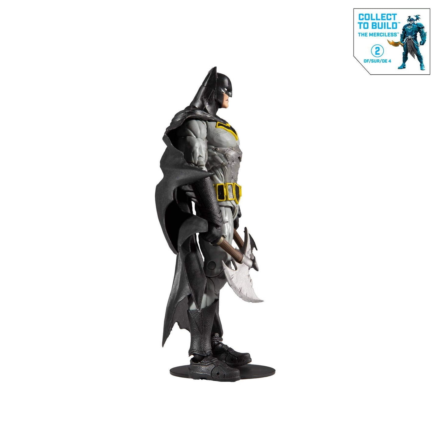 DC Multiverse Batman (Dark Nights: Metal) 7" Action Figure with Build-A Parts for 'The Merciless' Figure