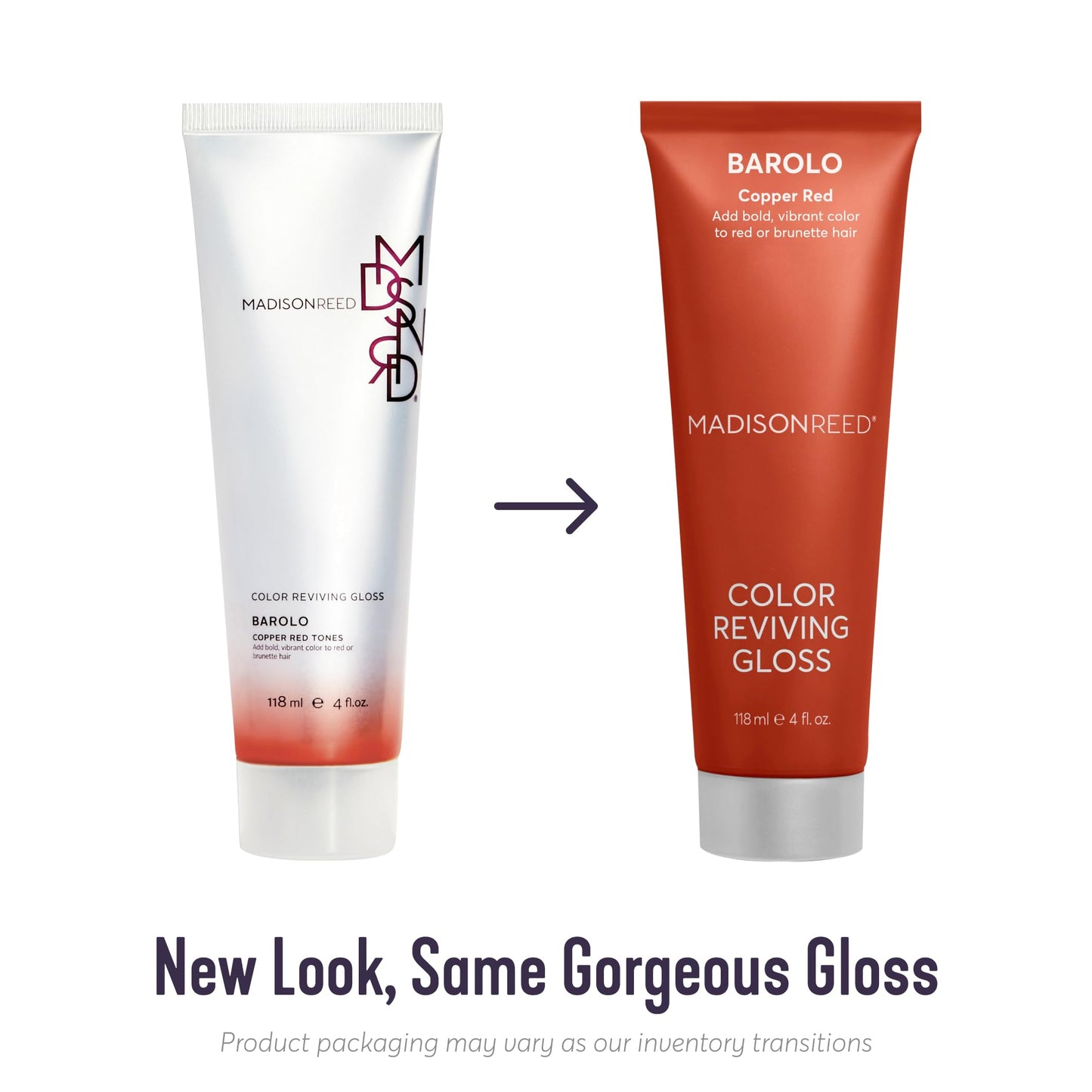 Madison Reed Color Reviving Gloss - Barolo Red | Semi-Permanent, Color Depositing Gloss for Brunette & Red Hair, Revives Faded Red Tones, Boosts