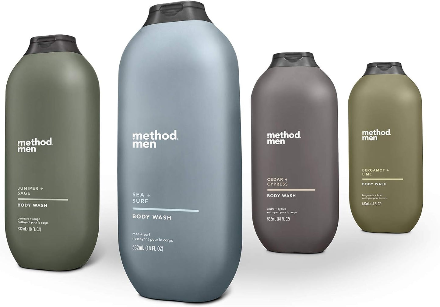 Method Mens Body Wash, Sea + Surf, 18 Fluid Ounce