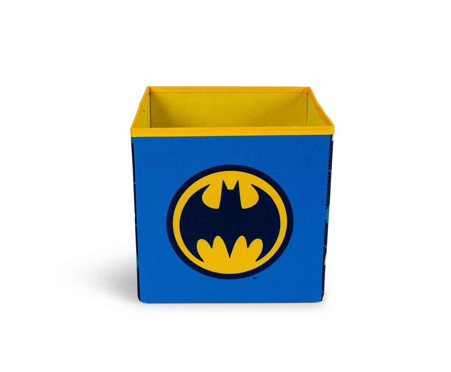 Ukonic DC Comics Batman Logo 11-Inch Storage Bin Cube Organizer | Fabric Basket Container, Cubby Cube Closet Organizer | Comic Book Superhero Toys…