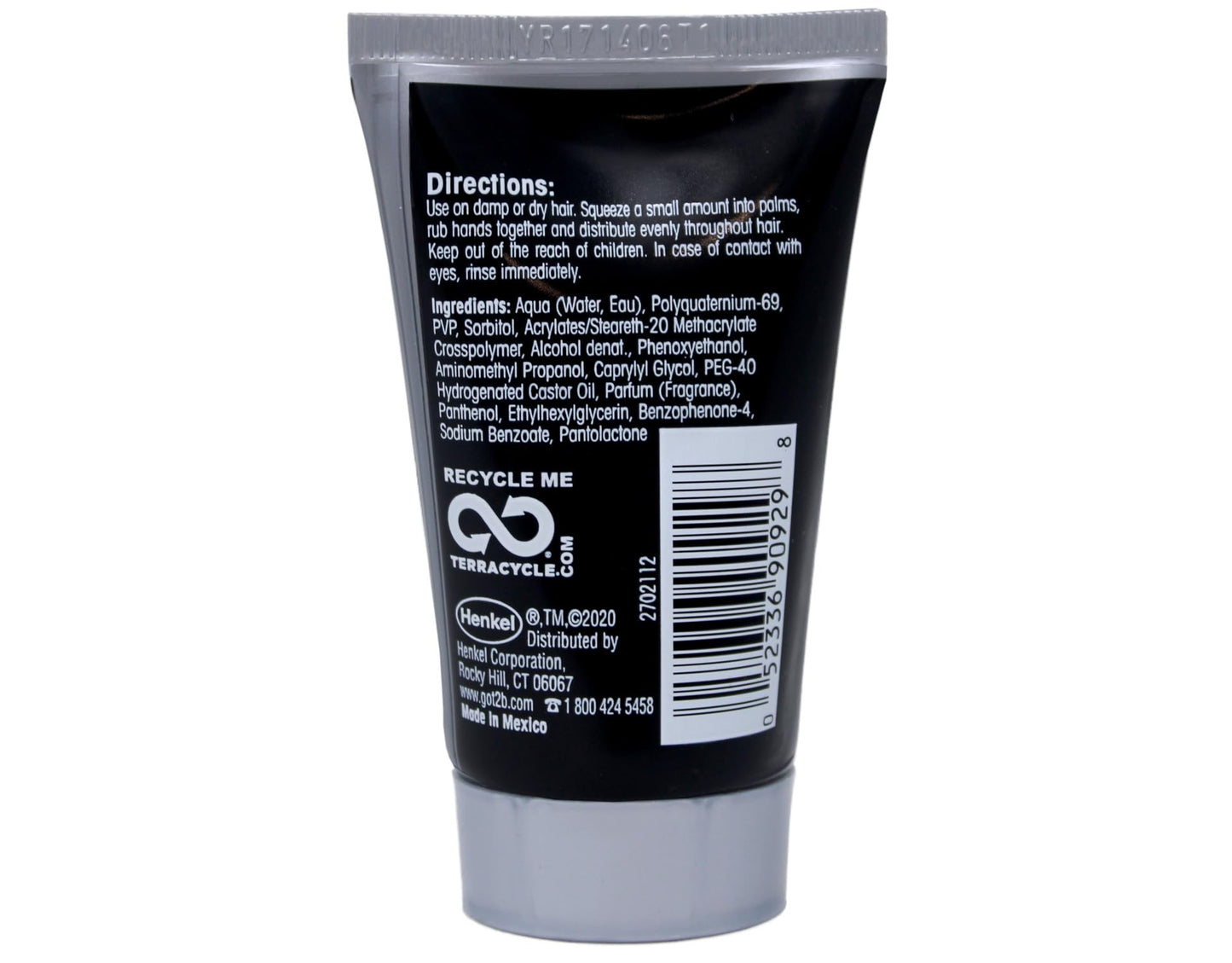 got2b, Ultra Glued, Invincible Styling Gel, 1.25 Oz., Pack of 6
