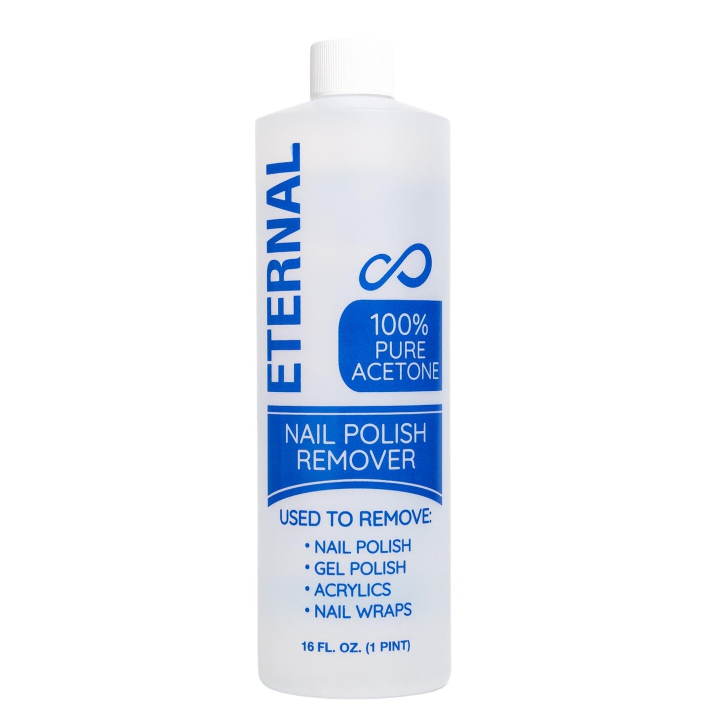 Eternal Gel Polish Remover for Nails - 100% Acetone Nail Polish Remover | Pure Acetone To Remove Acrylic Nails, Natural, Glue, Gel, Acrylic & Dip |
