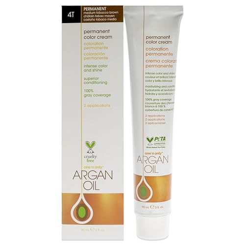 One N' Only Permanent Hair Color - Permanent Hair Dye Made with Argan Oil - Delivers Rich, Accurate Tones with Gray Coverage - Improves Moisture