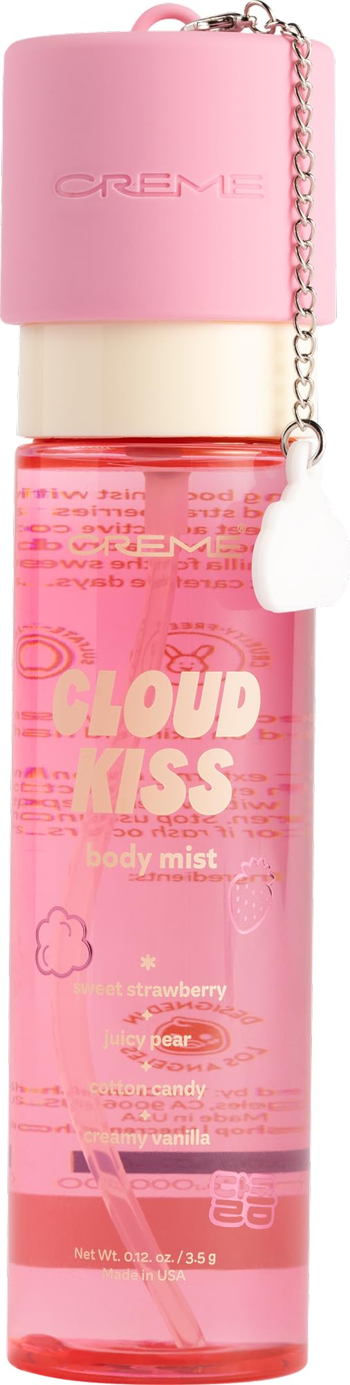 The Crème Shop Body Mist | Body & Hair Perfume for Women, Body Spray Fragrance, 3.38 fl. oz. (Cloud Kiss) Beauty & Personal Care The Crème Shop