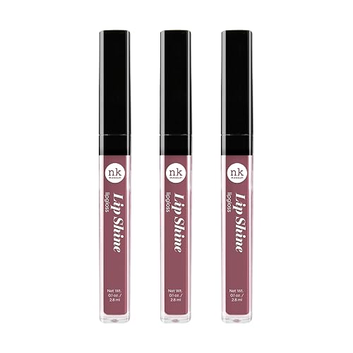 NICKA K NEW YORK Lipshine, Cosmetics, vibrant colors, bright colors, shining lips, lip shine, long lasting (AMZ264)