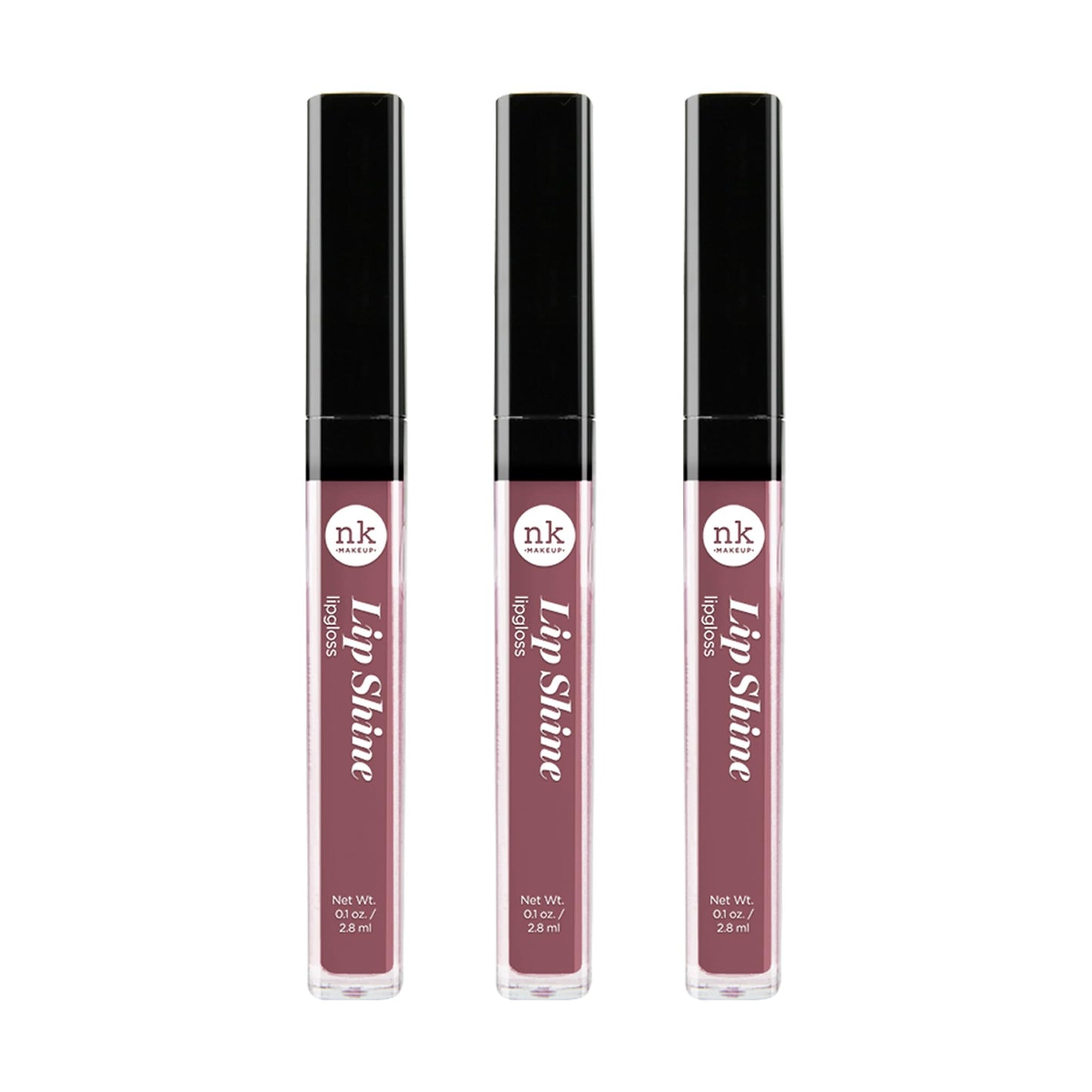 NICKA K NEW YORK Lipshine, Cosmetics, vibrant colors, bright colors, shining lips, lip shine, long lasting (AMZ264)