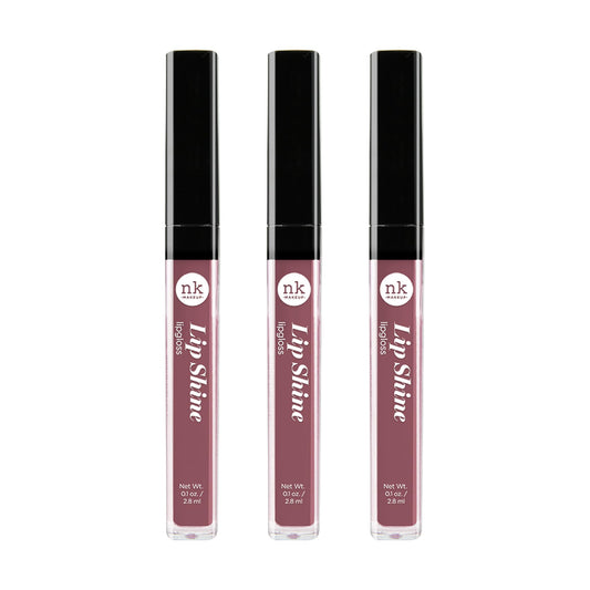 NICKA K NEW YORK Lipshine, Cosmetics, vibrant colors, bright colors, shining lips, lip shine, long lasting (AMZ264) Beauty & Personal Care NICKA K NEW YORK