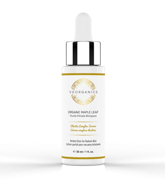 Organic Maple Leaf Elastin Complex Facial Serum - Rich in Vitamin C Serum - Face Serum Skin Care - Anti Aging Serum - Beauty & Personal Care Serum