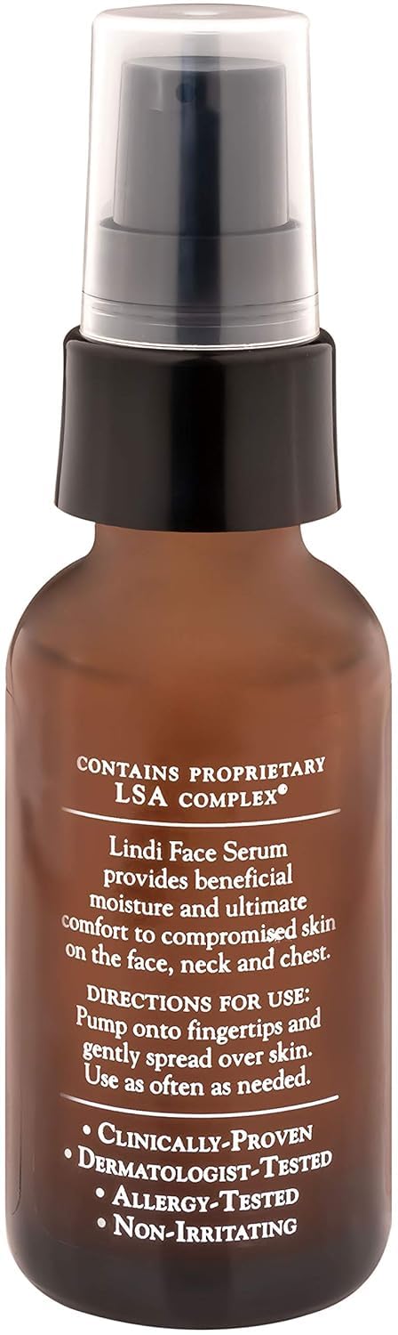 LINDI SKIN Face Serum Citrus - Ultimate Moisture and Comfort To Restore Your Skin Immediately - Reduce Facial Rash, Redness, and Itching - Relieves