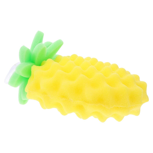 Healifty Body Scrubber Sponge Cartoon Pineapple Shaped Exfoliating Bath Sponge Loofah Bath Spa Puff Scrubber Ball Towel Shower for Beauty and Personal Care Healifty
