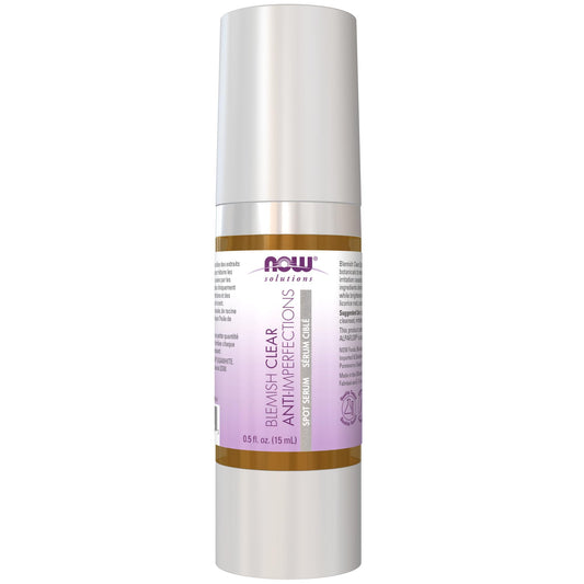 NOW Solutions, Blemish Clear Spot Treatment, Reduces Redness and Irritation, Purify, 0.5-Fluid Ounce