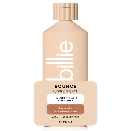 Billie Bounce, Hydrating Body Wash, Hyaluronic Acid + Peptides, Hydrating & Replenishing, 18Fl Oz Beauty & Personal Care Billie