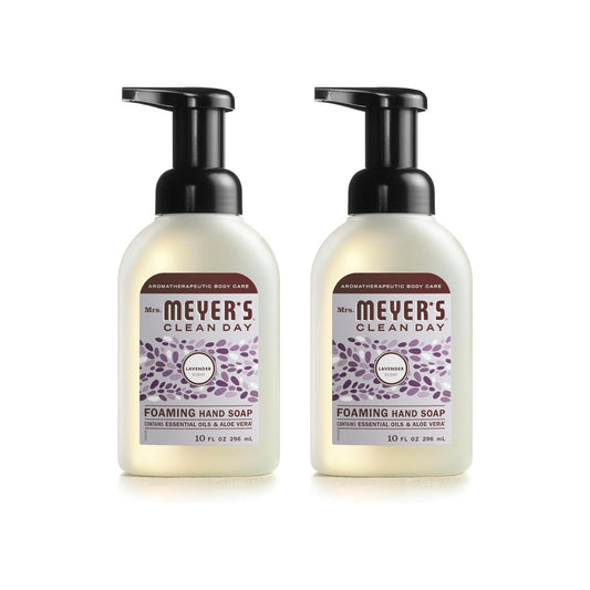 Mrs. MEYER'S Clean Day Foaming Hand Soap, Lavender Scent, 10 Fl oz (Pack of 2) Beauty & Personal Care Mrs. MEYER'S