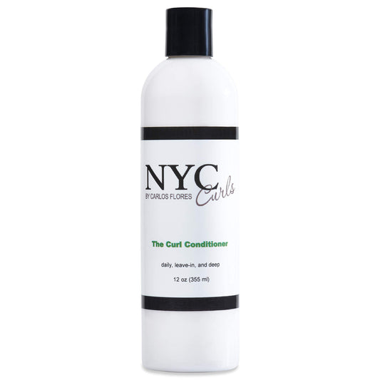 NYC Curls The Curl Conditioner | Daily, Leave-in, & Deep Conditioner for Curly, Coily, & Wavy Hair | 3 products in one | Silicone Free & Vegan | 12 FL