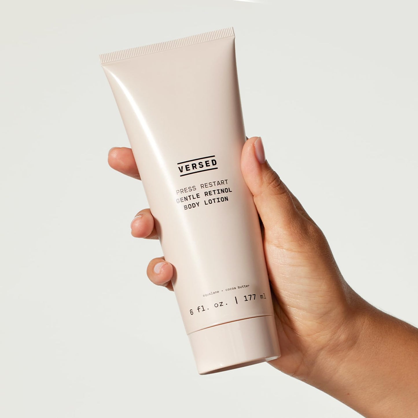 Versed Press Restart Retinol Body Lotion, 2 Pack - Skin Firming Lotion with Cocoa Butter, Squalane & Vitamin E - Lightweight All-Over Body Moisturizer