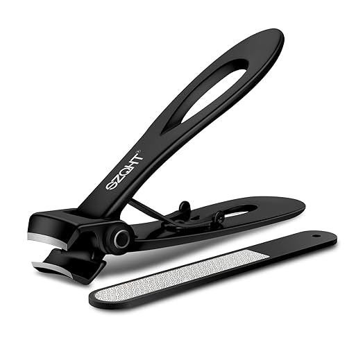 SZQHT Ultra Wide Jaw Opening Nail Clippers Set, Toenail Clippers for Thick Nails, Heavy Duty Nail Cutter, Stainless Steel Toe Nail Clippers