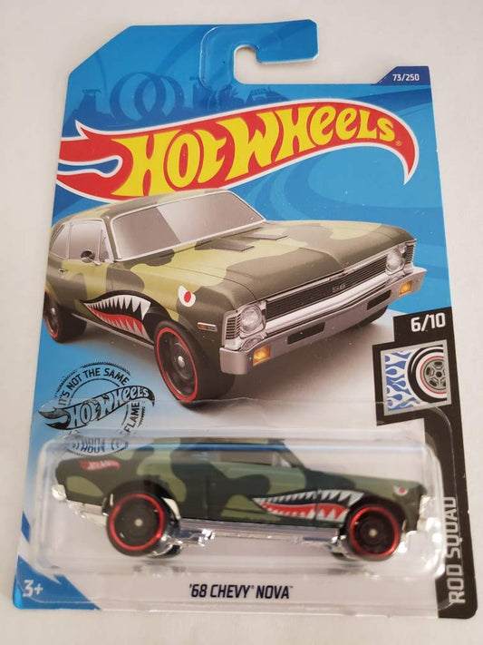 Hot Wheels 2020 Rod Squad '68 Chevy Nova, 73/250