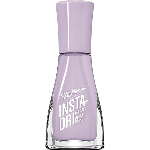 Sally Hansen Insta-Dri, Heather Hustle, Quick Dry, Long Lasting, Opaque, Creme Purple Nail Polish