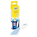 Scholl Hard Skin Foot File - Double Action Footfile for Hard Skin Removal and Rough Skin Smoothing, Soft Grip Extendable Handle for Comfortable Use