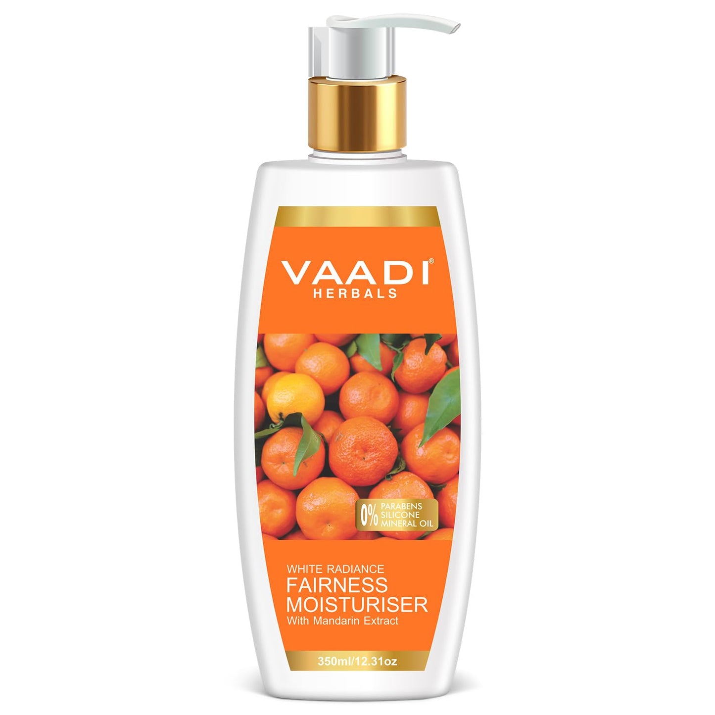 Vaadi Herbals Fairness Moisturizer Lotion With Mandarin And Silk Extract - Vitamin C Rich Mandarins Effectively Lightens Your Skin Tone While Deep