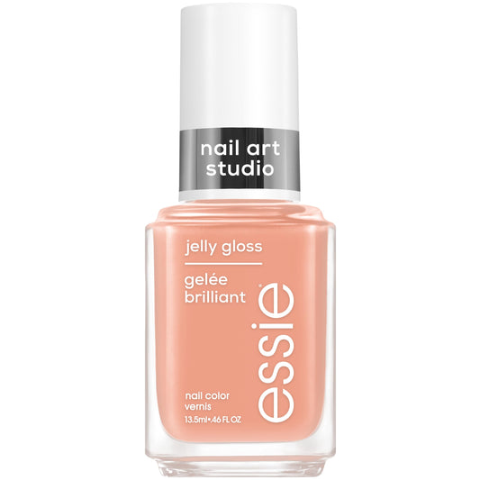 essie Nail Art Studio Jelly Gloss Polish, Vegan, Sheer Neutral Nail Polish, Cheeky Jelly, 0.46 Fl Oz Beauty & Personal Care essie