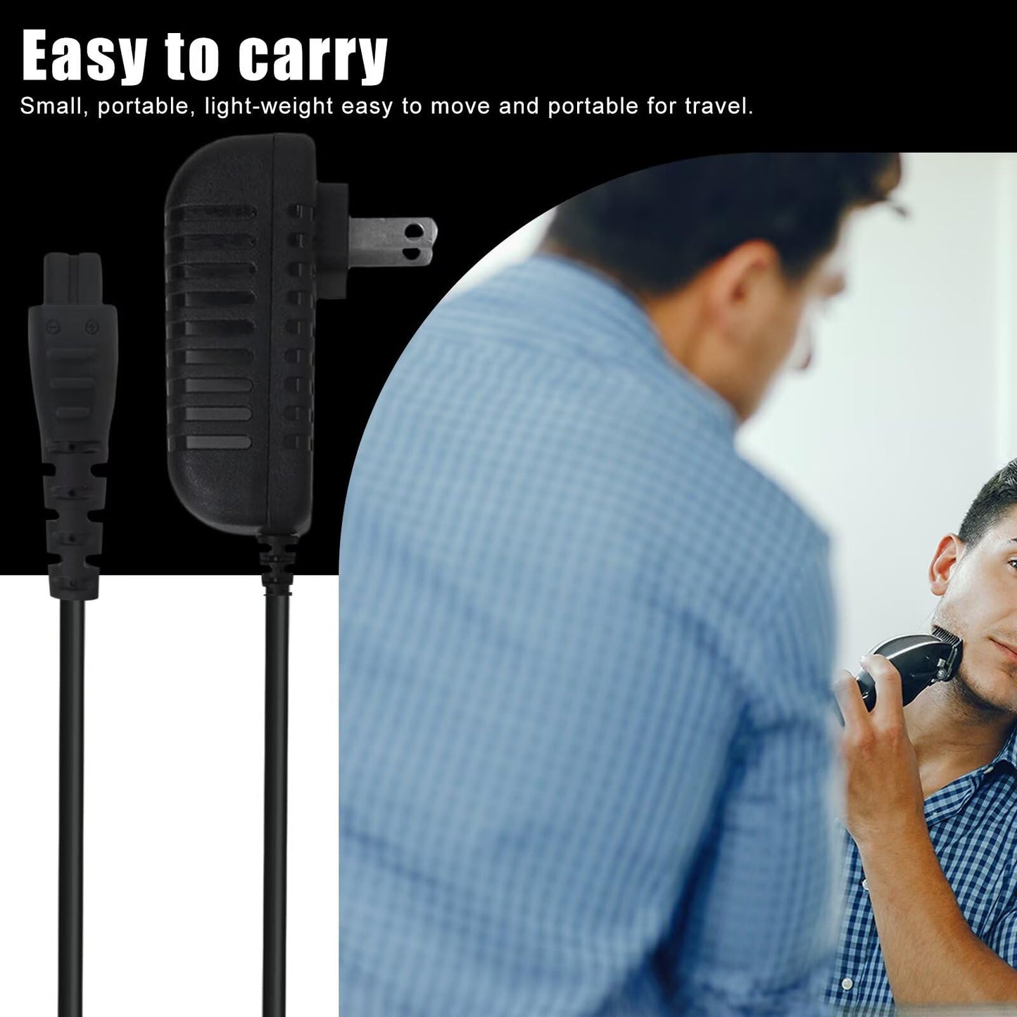 Xspeedonline 5V Charger for Remington Shaver HC4250 HC5870 HC5950 PF7500 PF7600 PG6137 PG6170 PG6171 PG6250 PG6255, Black Razor Trimmer Charging Cord Beauty and Personal Care Xspeedonline
