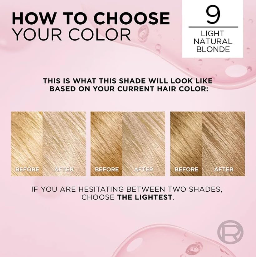 L’Oreal ParisExc H/C Nat Bld #9 R Size 1ct Excellence Creme Hair Color Light Natural Blonde #9